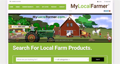 Desktop Screenshot of mylocalfarmer.com